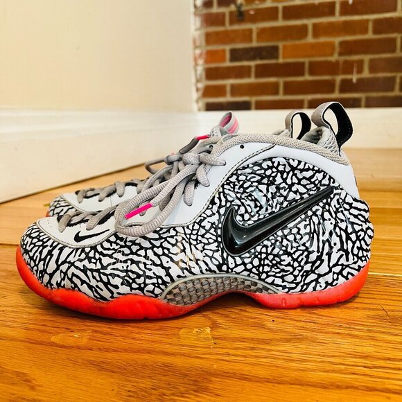 Nike Air Foamposite Pro PRM Elephant Print size 7 616750-002 OG Worn Once - Picture 1 of 16